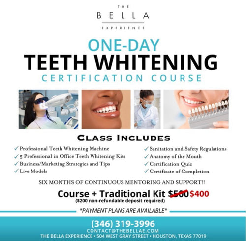 Cosmetic Teeth Whitening One-Day Certification